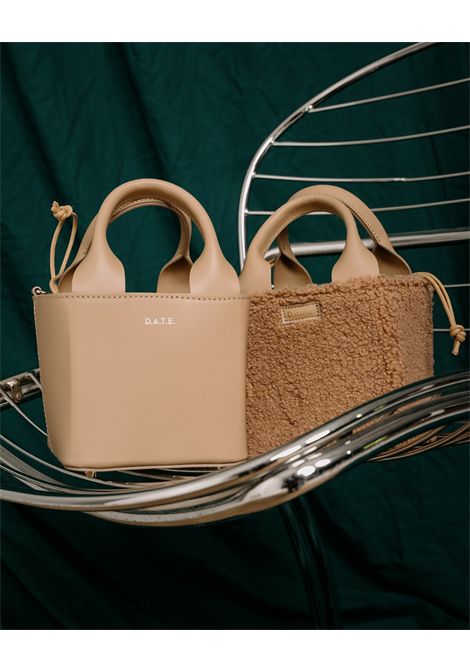 CUBO BAG LEATHER NATURAL D.A.T.E. | bags | B431 CB LENT